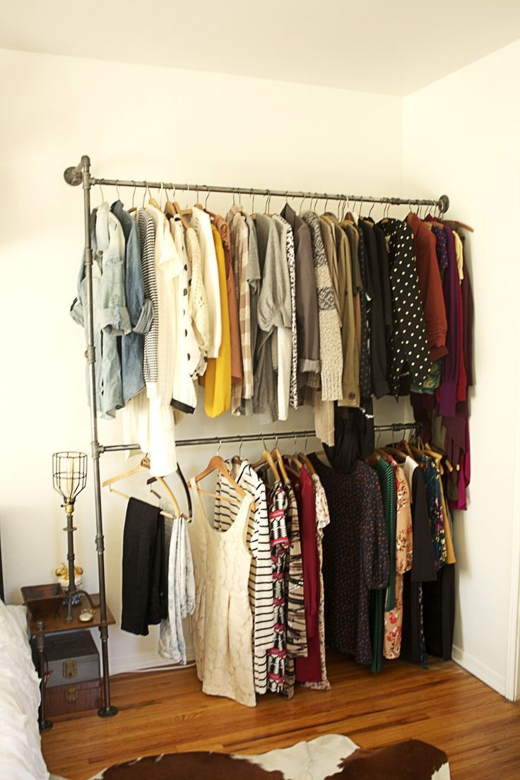 DIY Pipe Clothes Rack
 diy pipe clothing rack For the Home