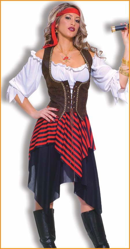 DIY Pirate Costume For Adults
 Homemade Women Pirate Costumes