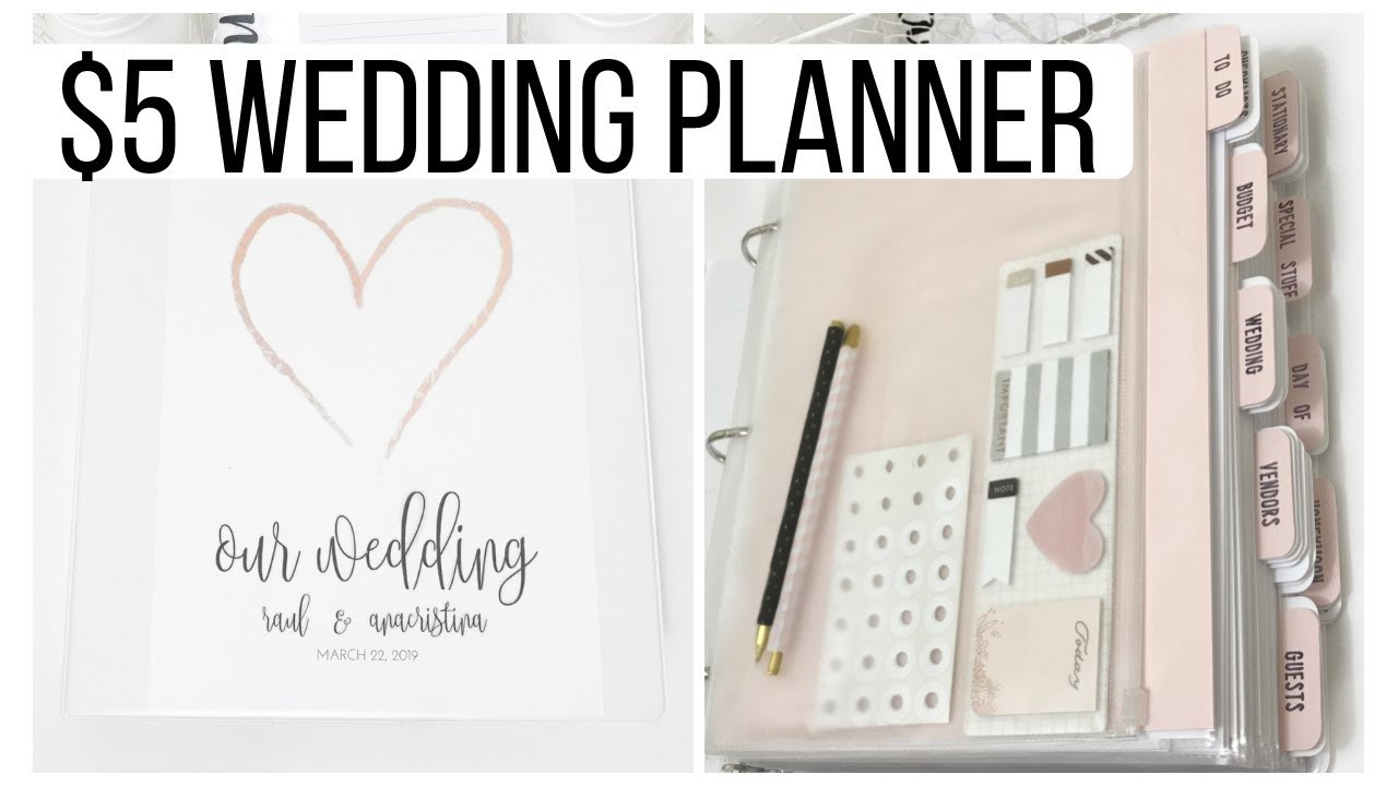 DIY Planner Binder
 $5 DIY Wedding Planner Binder FREE PLANNING PRINTABLES