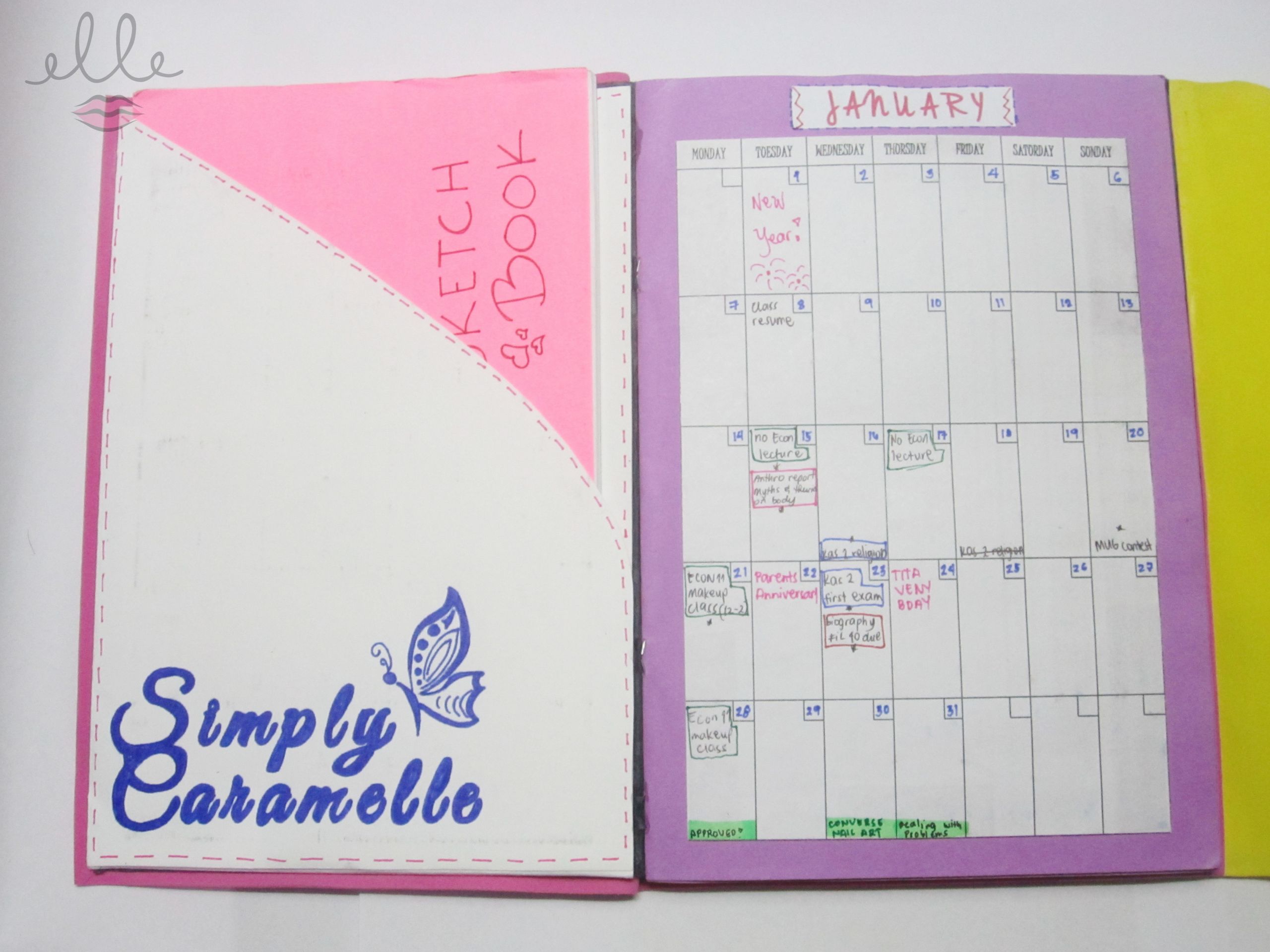 DIY Planner Pages
 DIY My Planner – SIMPLY CARAMELLE