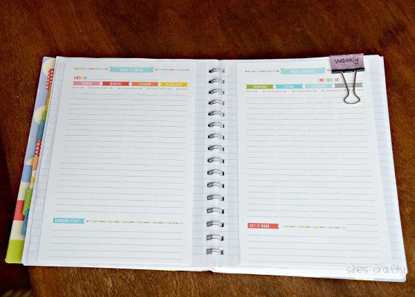 DIY Planner Pages
 She s crafty DIY Planner