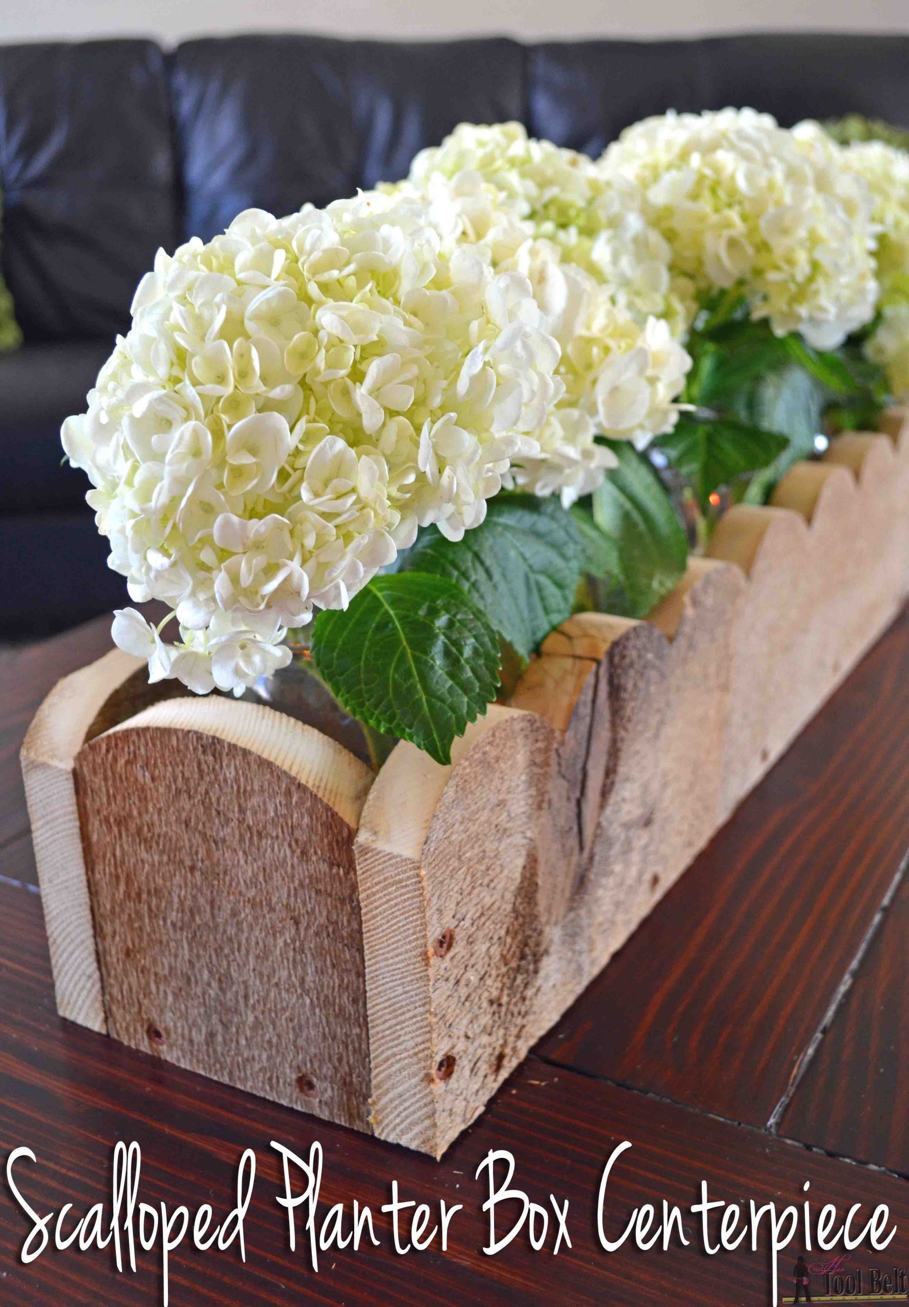 DIY Planter Box Centerpiece
 How to Build a Scalloped Planter Box Centerpiece