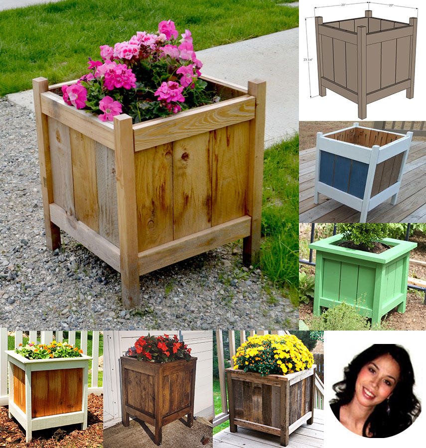 DIY Planter Boxes
 14 Square Planter Box Plans Best for DIY Free