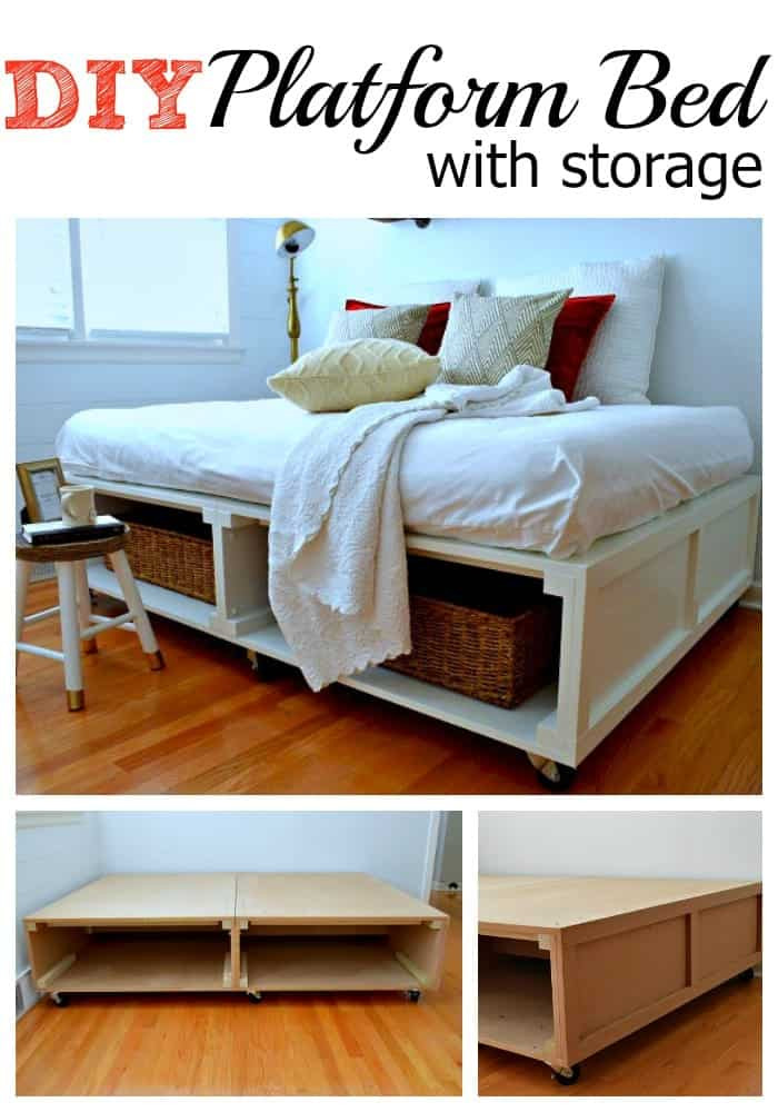 DIY Platform Bed Plans
 How to Build a DIY Platform Bed with Storage