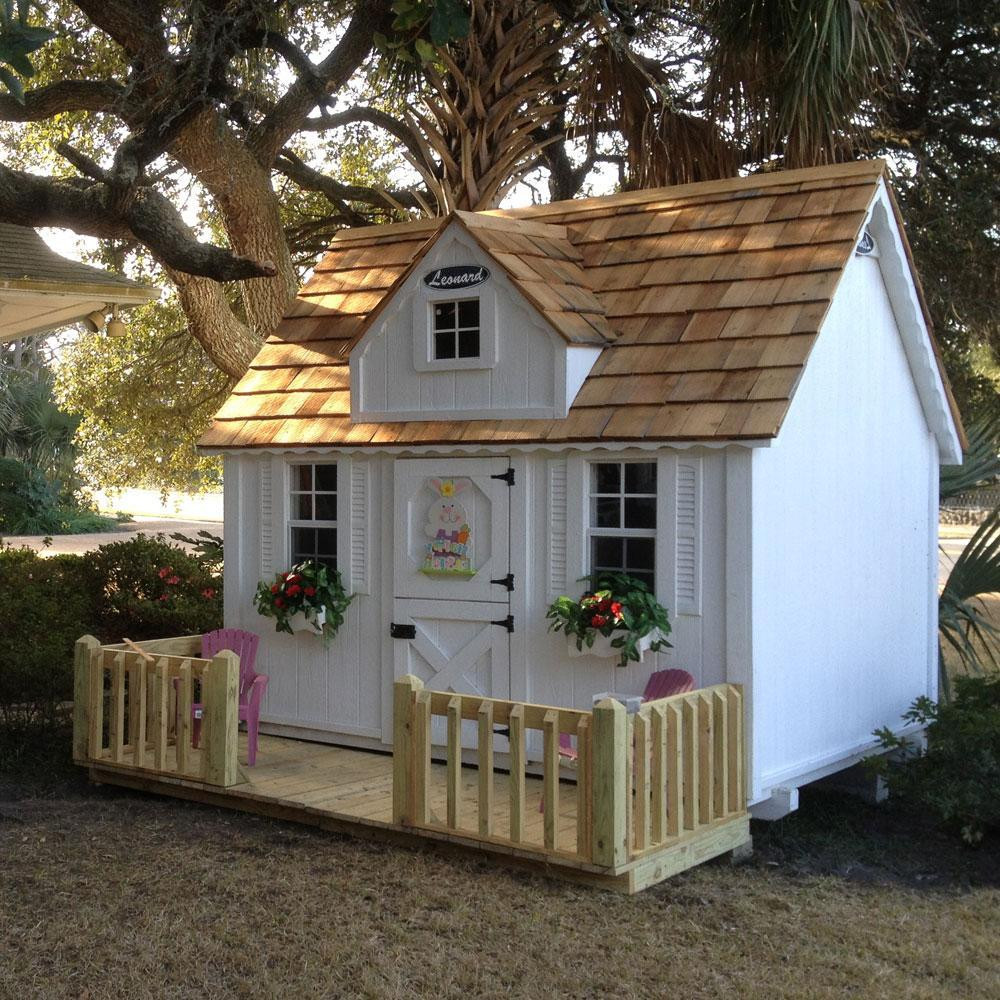 DIY Playhouse Kits
 How To Build Yourself Wooden Playhouse Kits Loccie