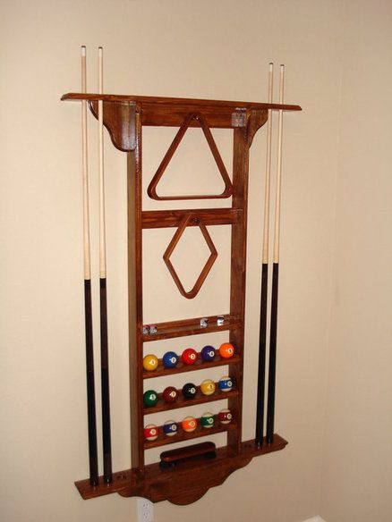 DIY Pool Cue Rack
 1000 images about Wood Projects Pool Stick Rack on