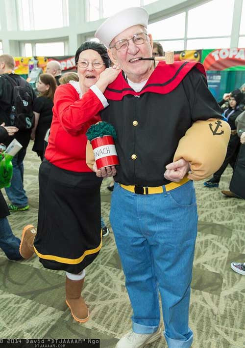 DIY Popeye And Olive Oyl Costume
 18 DIY Costumes That Don t Involve Partial Nudity