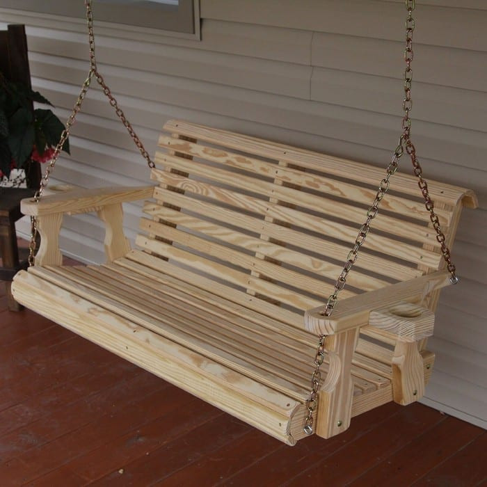 DIY Porch Swing Plans
 Unwind in your yard with a DIY wood porch swing with cup