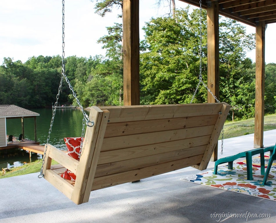 DIY Porch Swing Plans
 DIY 2x4 Porch Swing Sweet Pea