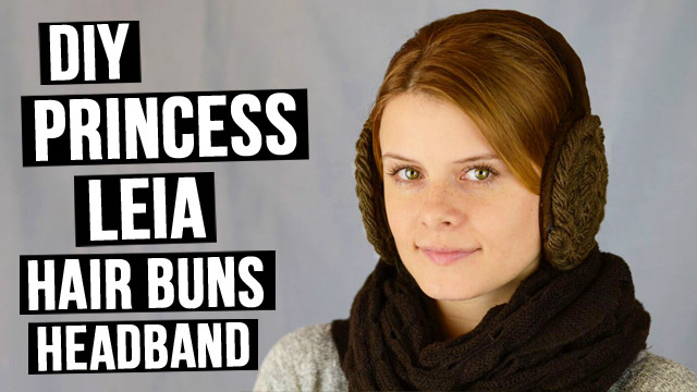 DIY Princess Leia Hair
 DIY Princess Leia Hair Buns Headband