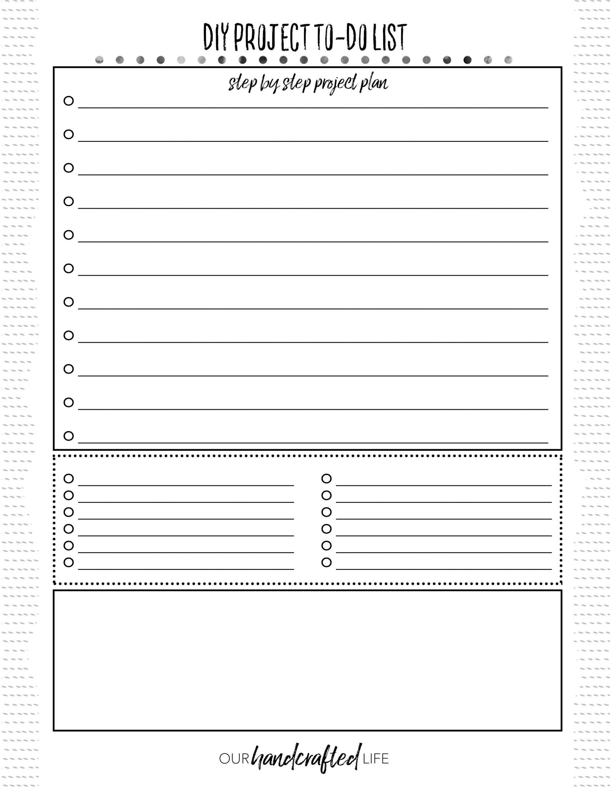 DIY Project Planner
 DIY Project Planner Free Printable Project Planner Our
