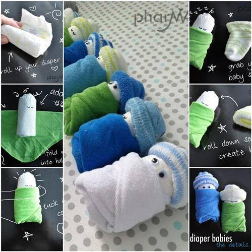 Diy Projects For Baby
 Learn How To Make Cute Adorable Diaper Babies Find Fun