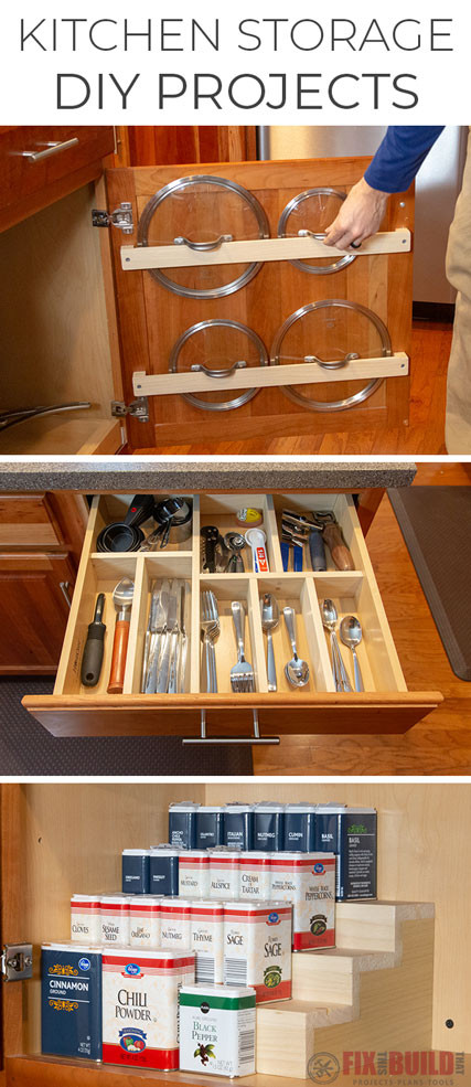 DIY Projects For Organization
 3 Easy DIY Kitchen Organization Projects