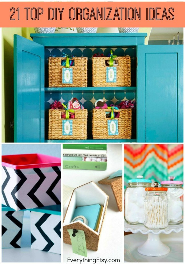 DIY Projects For Organization
 21 Top DIY Home Organization Ideas EverythingEtsy