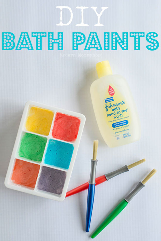 DIY Projects For Toddlers
 21 DIY Paint Recipes To Make For the Kids
