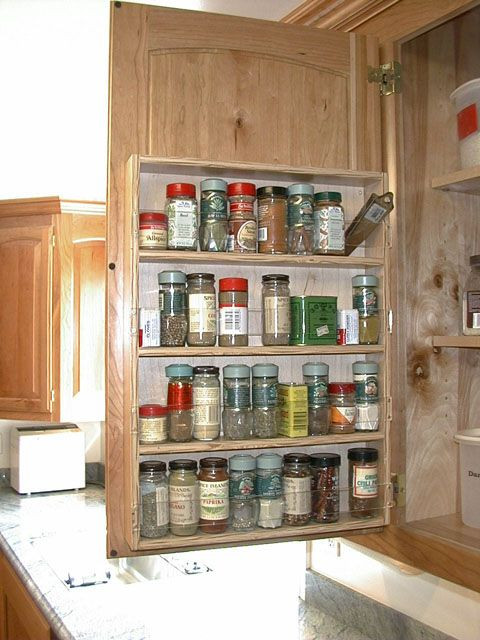 DIY Pull Out Spice Rack
 You can build this yourself diy plans spice rack in upper
