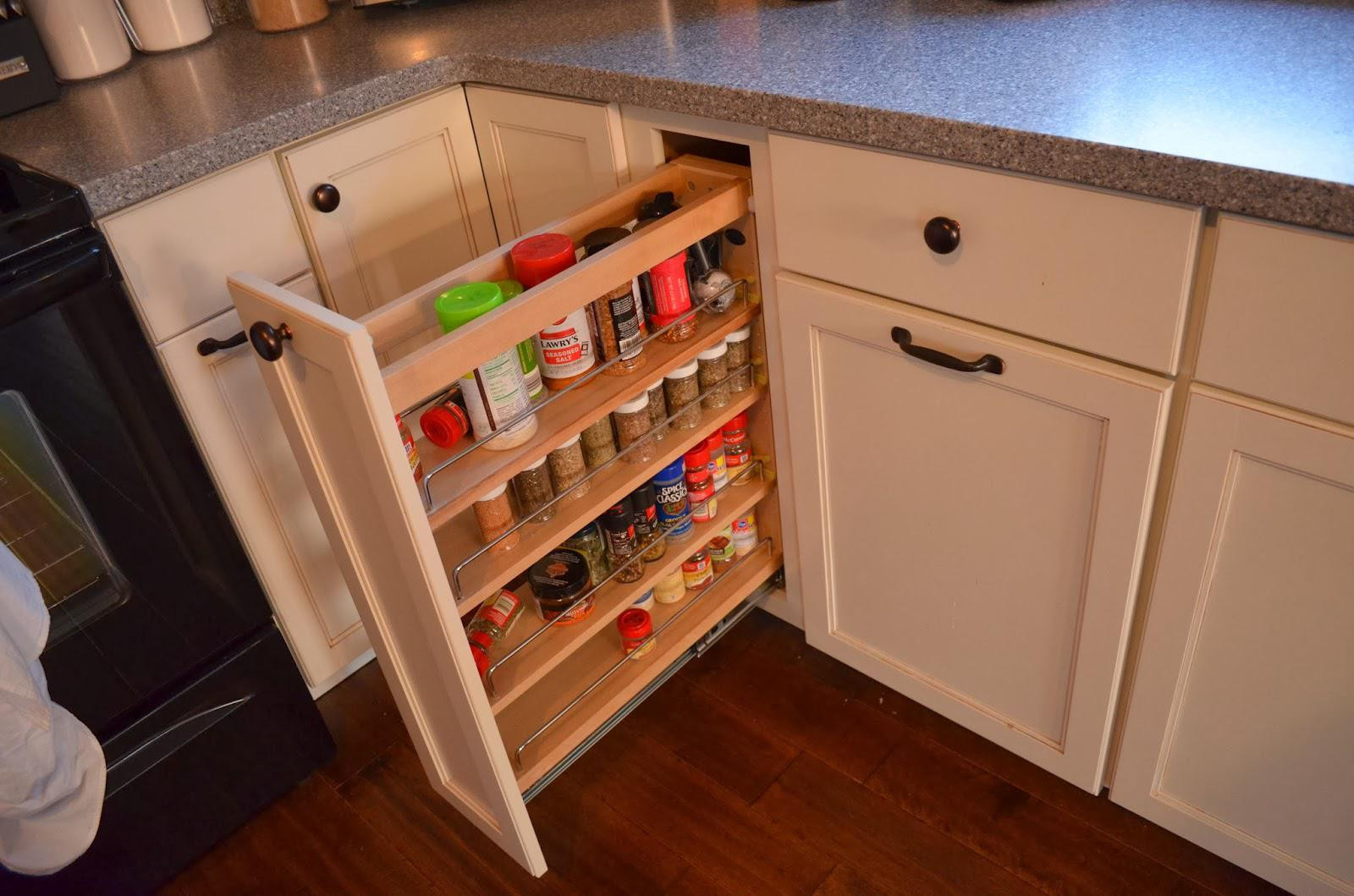 DIY Pull Out Spice Rack
 DIY Pull Out Spice Rack — Home Inspirations DIY Pull Out