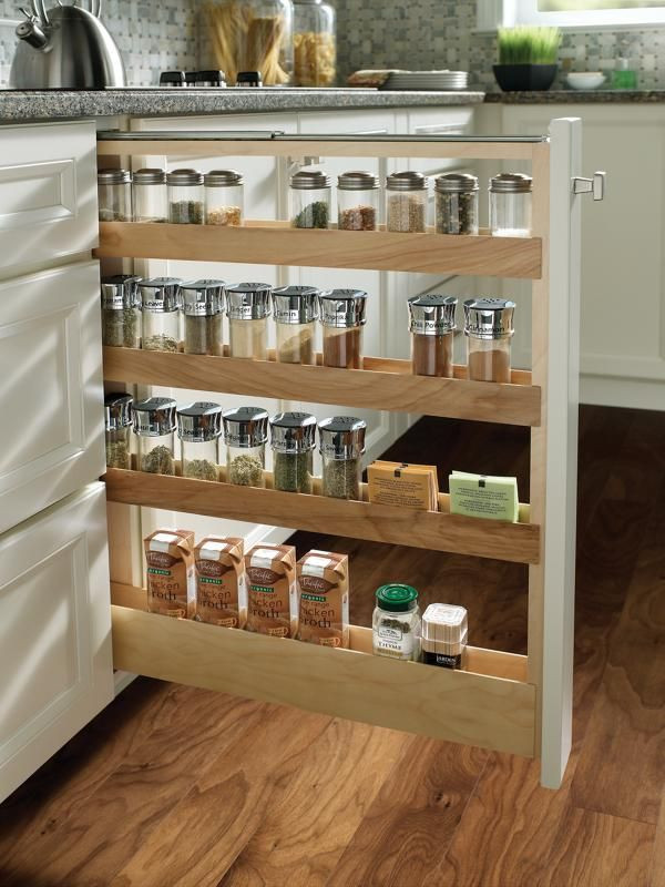 DIY Pull Out Spice Rack
 Pull out spice rack For the Home