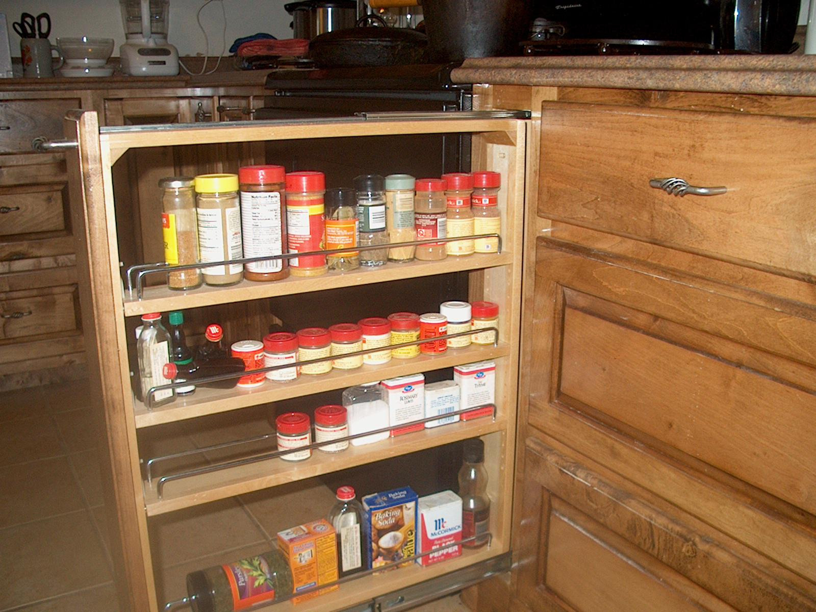 DIY Pull Out Spice Rack
 Pull Out Spice Rack Diy — Home Inspirations DIY Pull Out