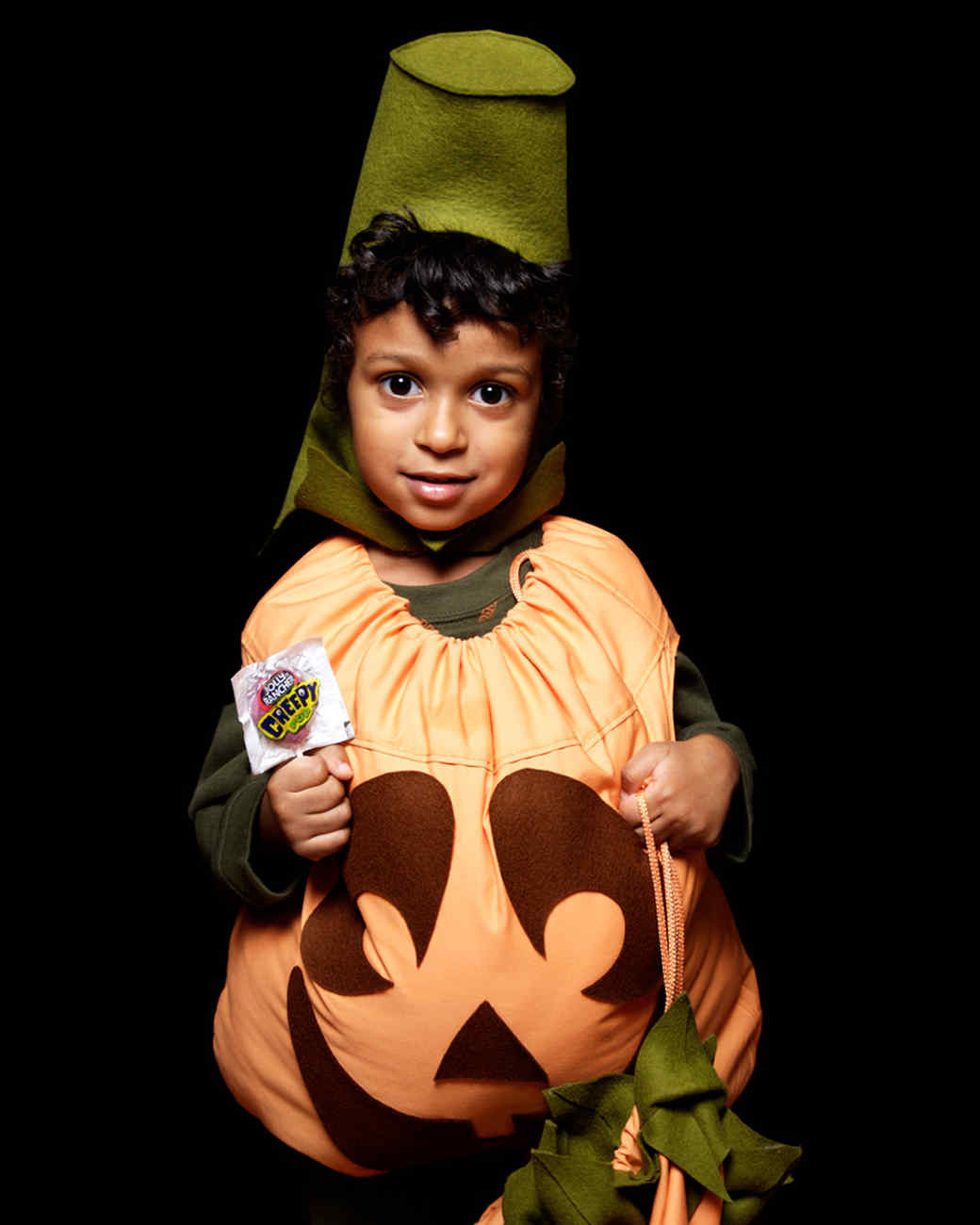 DIY Pumpkin Costume Toddler
 Homemade Kids Halloween Costumes