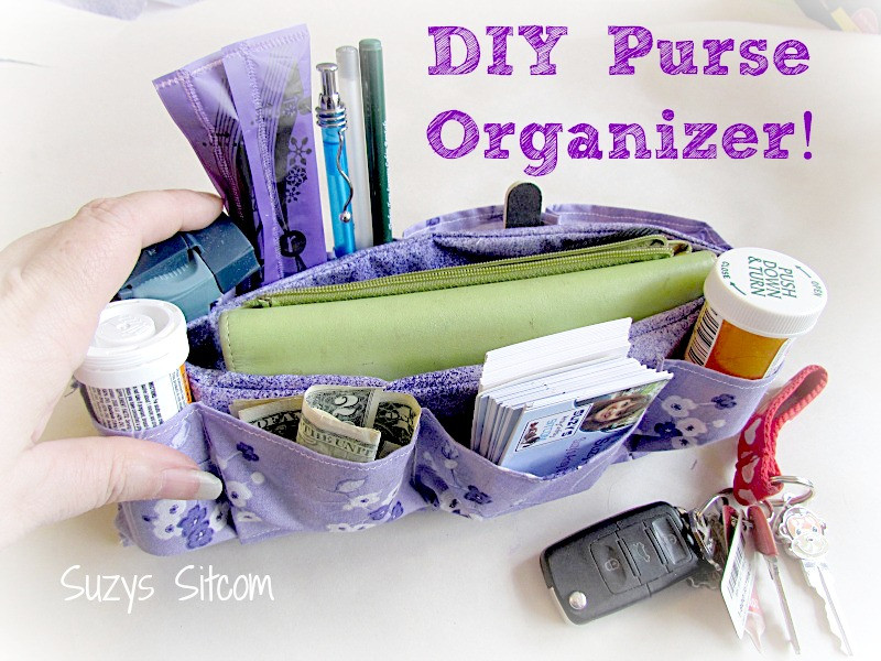 DIY Purse Organizer Insert
 Easy to make DIY Purse Organizer