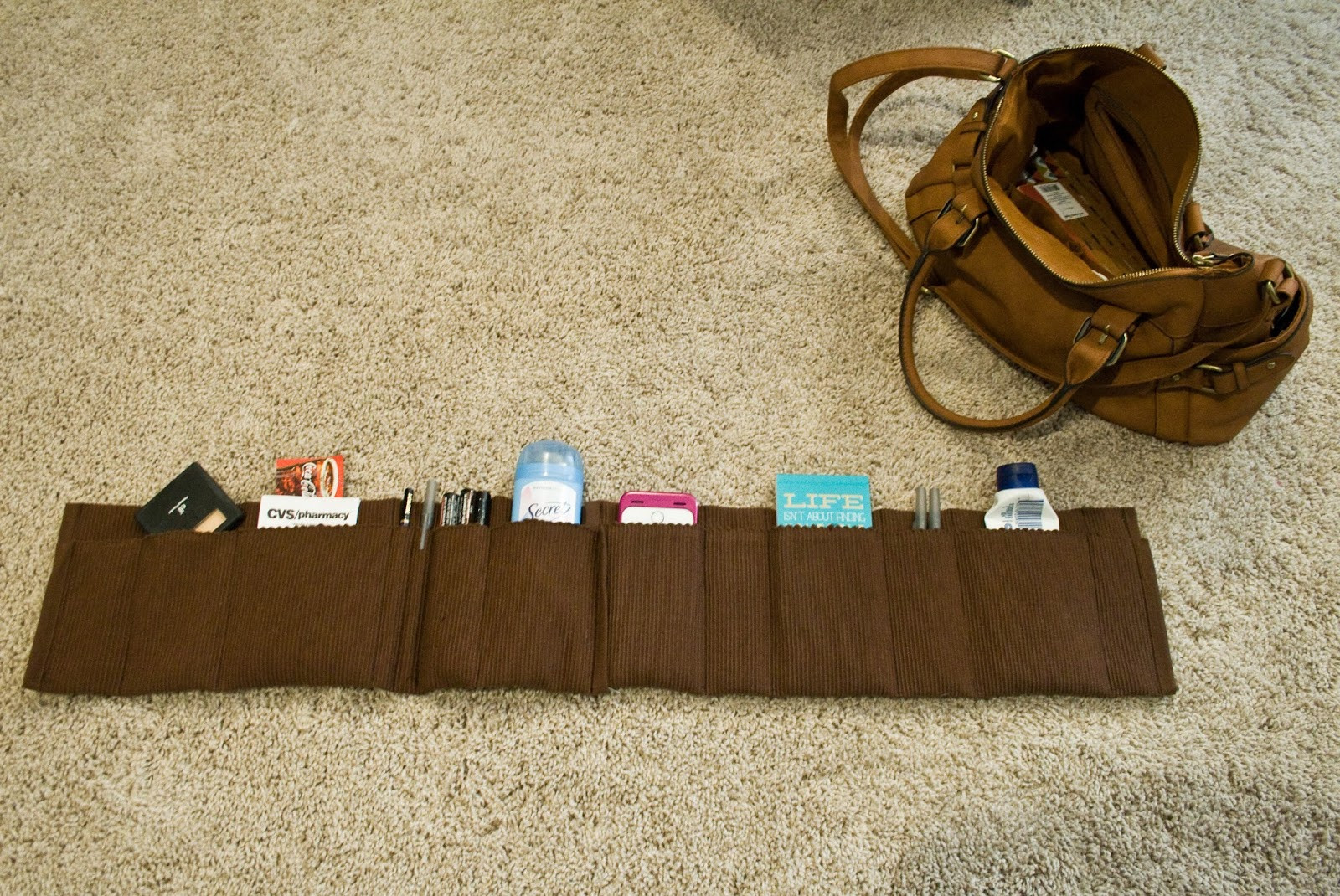 DIY Purse Organizer Insert
 Diy Handbag Organizer