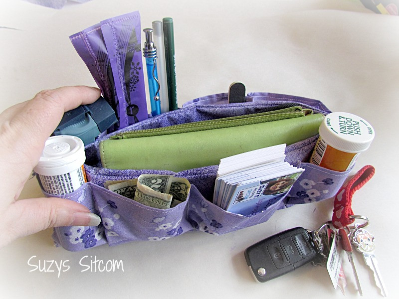 DIY Purse Organizer Insert
 Easy to make DIY Purse Organizer