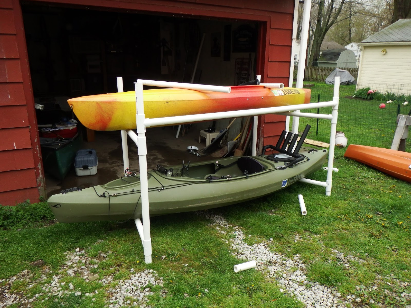 DIY Pvc Kayak Rack
 The Northern Spike DIY Kayak Storage Rack