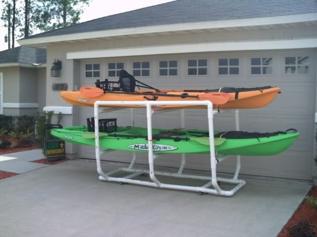 DIY Pvc Kayak Rack
 Fishing Boat Download Diy kayak storage rack pvc