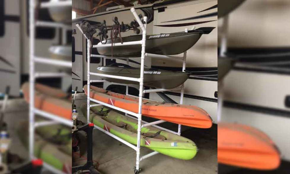 DIY Pvc Kayak Rack
 21 Helpful Kayak Storage Ideas Stand & Rack to Keep your
