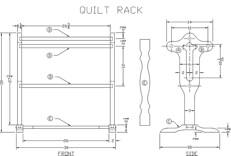 DIY Quilt Rack Plans
 Wooden Quilt Rack Plans PDF Woodworking