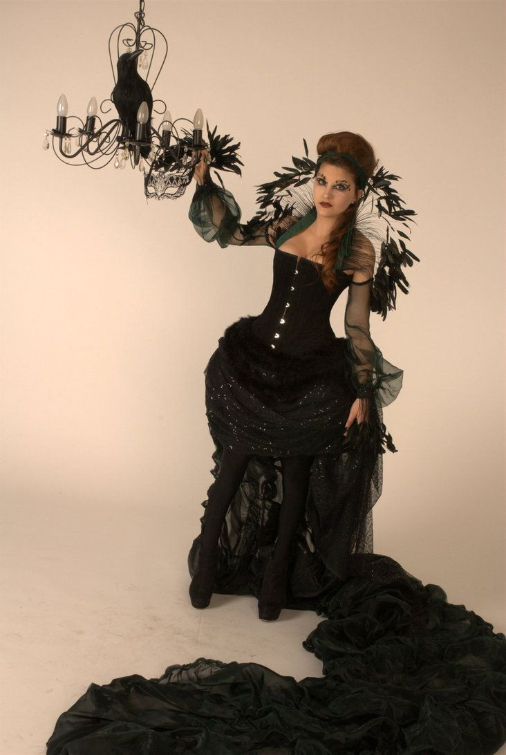 DIY Raven Costume
 91 best images about Raven Crow Black Swan Costumes on