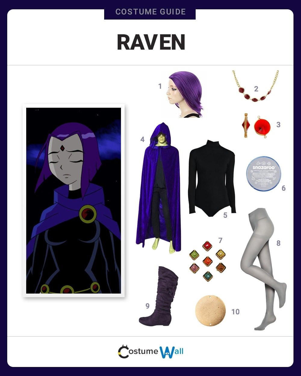DIY Raven Costume
 Dress Like Raven Costume