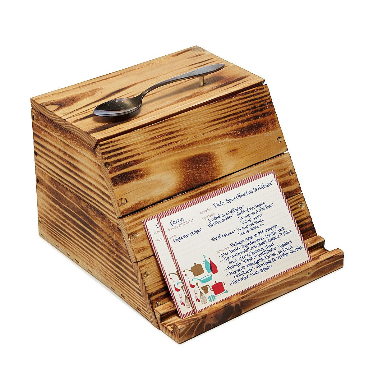 DIY Recipe Boxes
 Pallet Wood Recipe Box