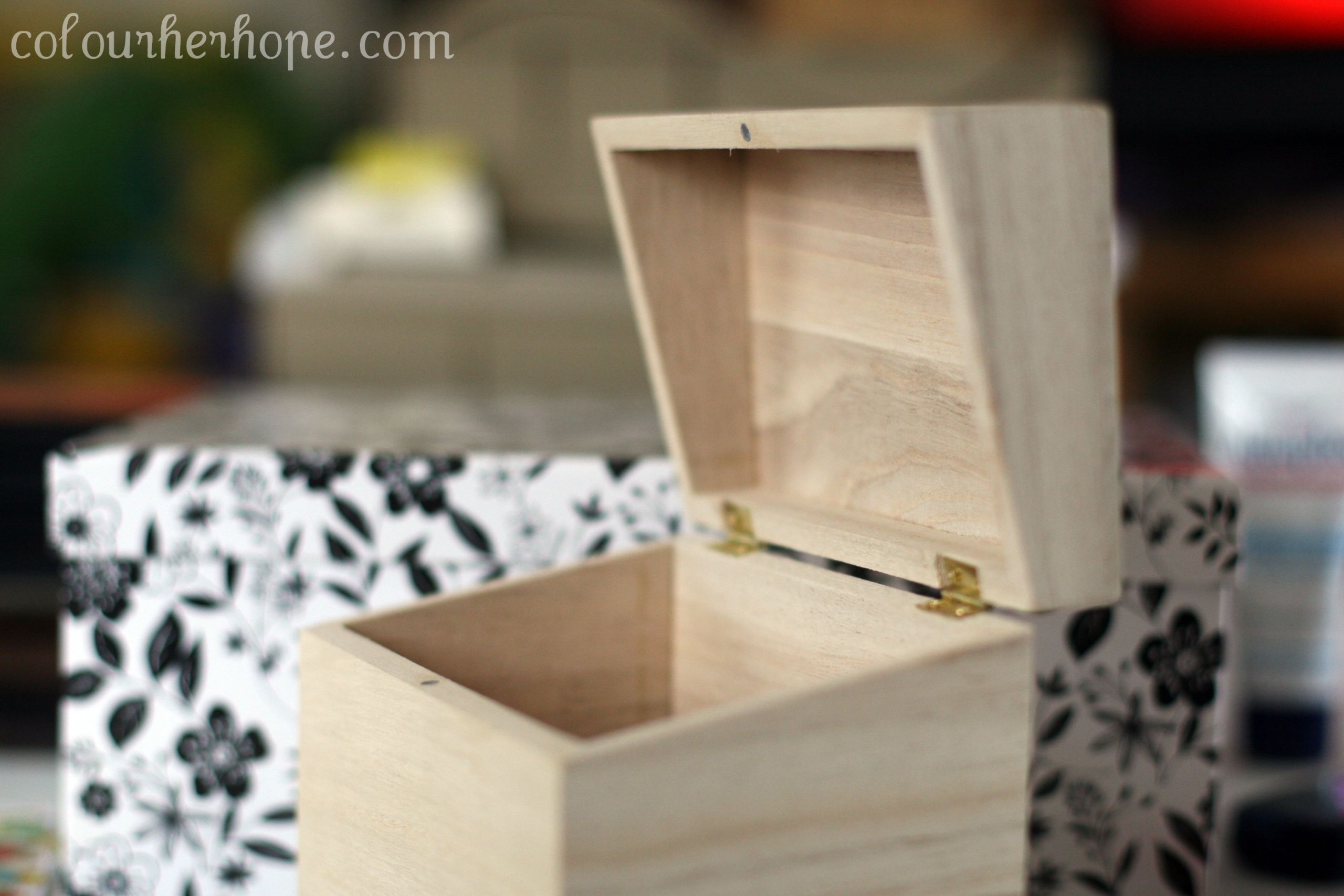 DIY Recipe Boxes
 DIY Recipe Box – Colour Her Hope