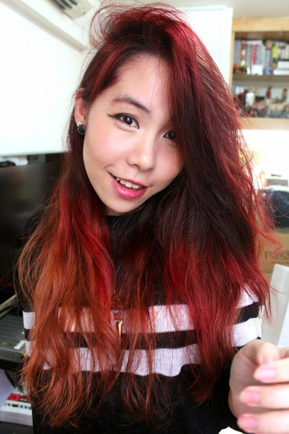 DIY Red Hair
 Melody DIY Gra nt Red Hair w Pastel Pink