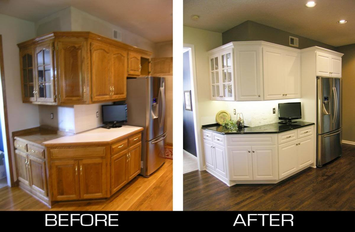 Diy Refinishing Kitchen Cabinets
 Simple 3 Options to Refinish Kitchen Cabinets Interior