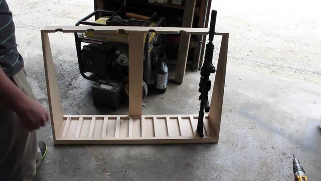 DIY Rifle Rack
 DIY Gun Rack