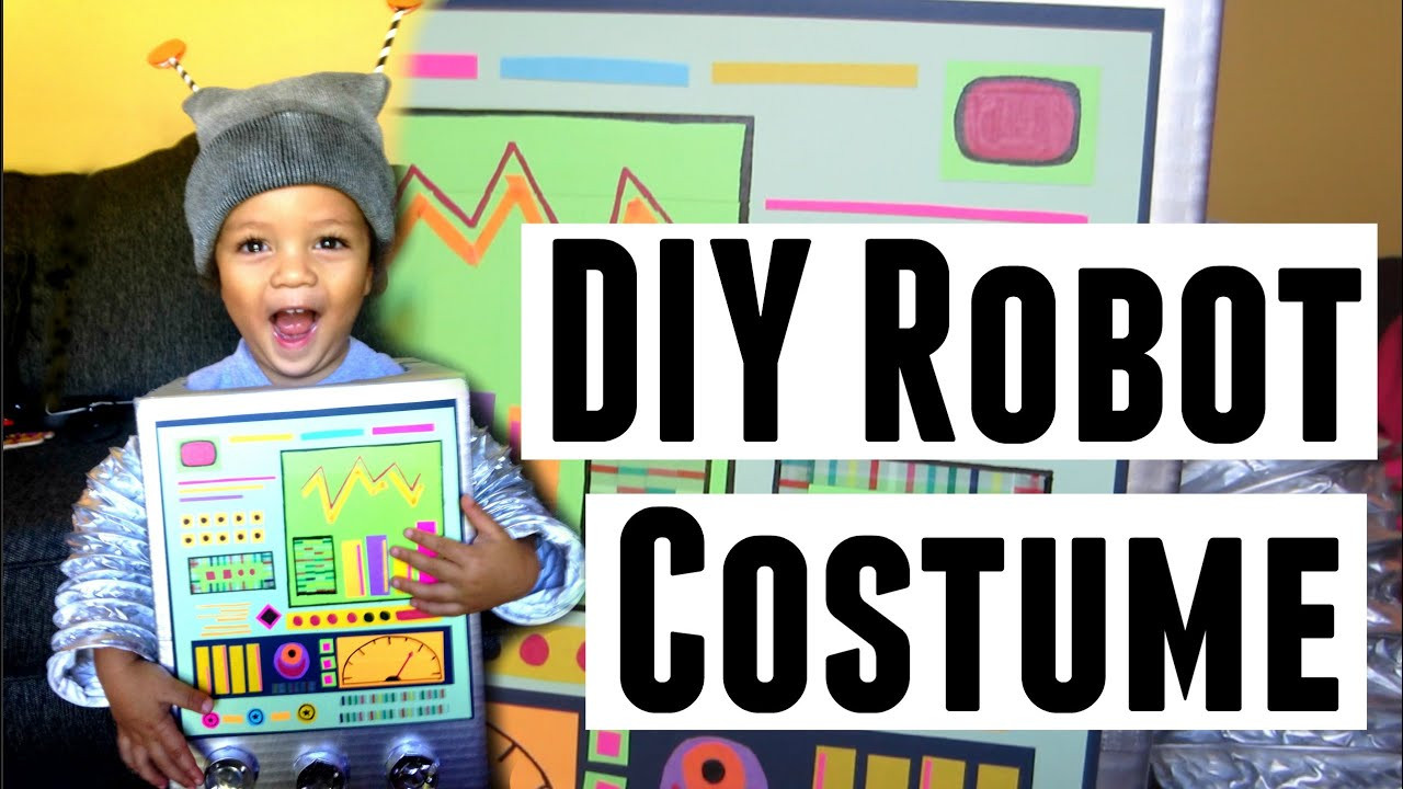 DIY Robot Costume Toddler
 DIY Retro Robot Costume Idea
