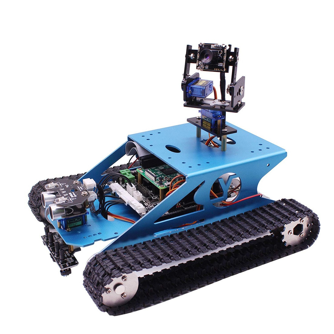 DIY Robot Kit For Adults
 Raspberry Pi Tank Smart Robotic Kit WiFi Wireless Video