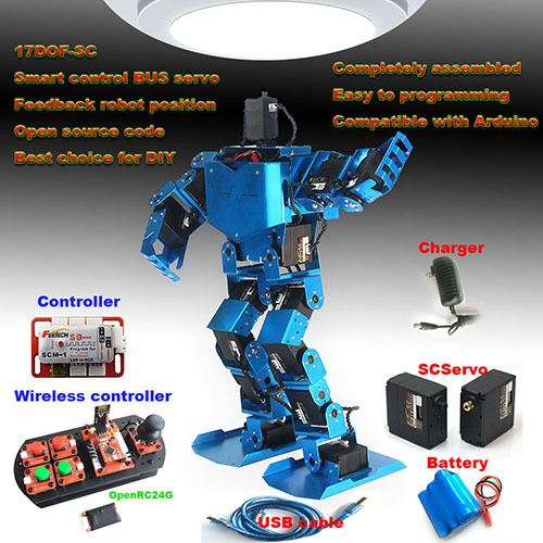 DIY Robot Kit For Adults
 17dof Humanoid Biped Robot Diy Educational Adult Diy Kits