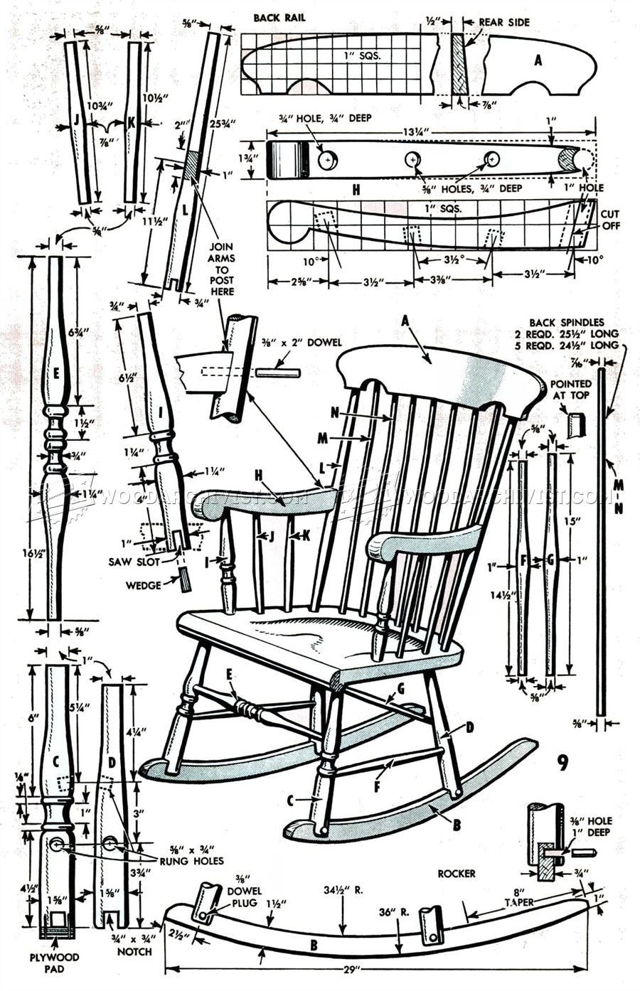 DIY Rocking Chair Plans
 TedsWoodworking Plans Review