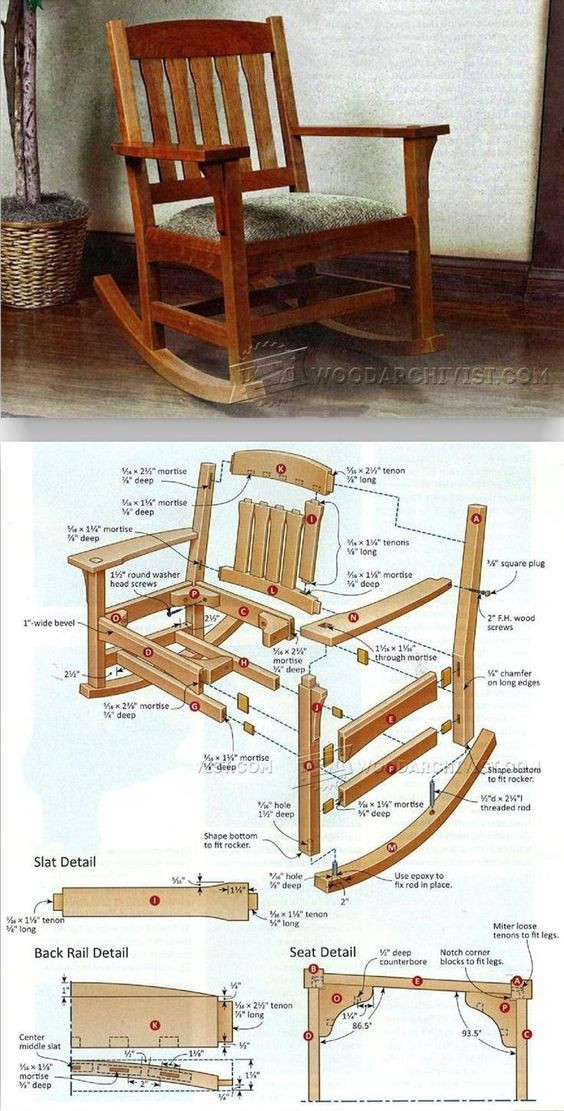 DIY Rocking Chair Plans
 Awesome Free DIY Rocking Chair Plans How To Build A