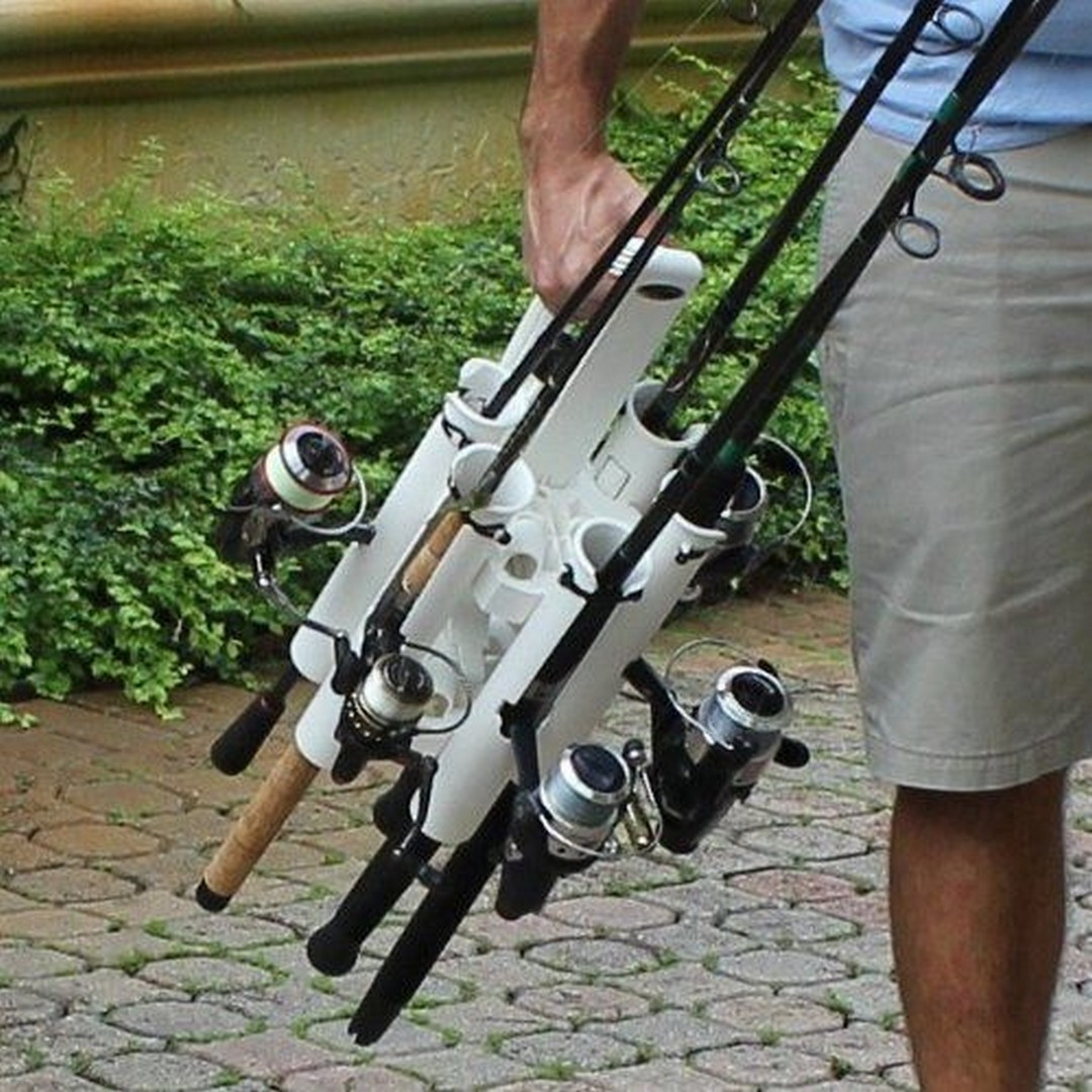 DIY Rod Rack
 DIY PVC Outdoor Fishing Rod Holder 22 – Vanchitecture