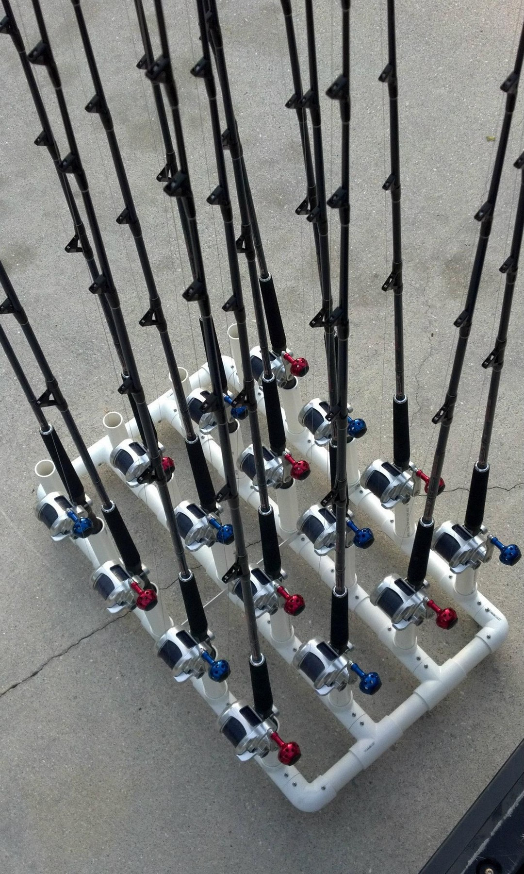 DIY Rod Rack
 DIY PVC Outdoor Fishing Rod Holder 3 – Vanchitecture