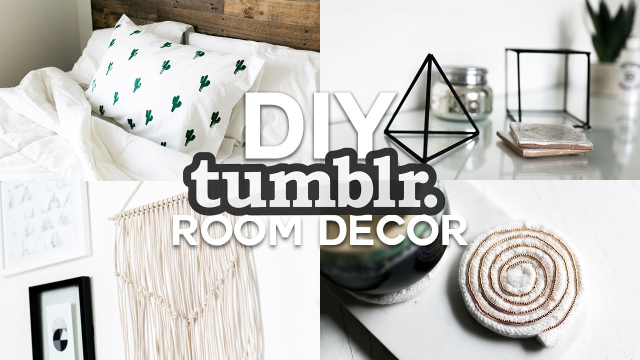 DIY Room Decor Tumblr
 DIY Tumblr Inspired Room Decor Minimal & Simple 2016