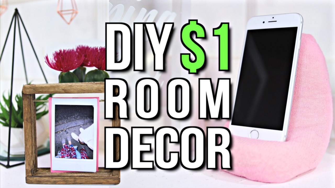 DIY Room Decor Tumblr
 DIY $1 ROOM DECOR Tumblr Inspired 2017