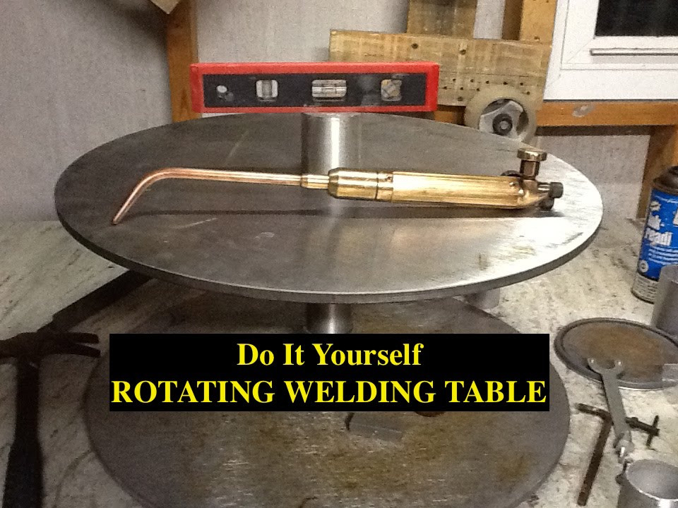 DIY Rotary Table Plans
 DIY ROTATING WELDING TABLE POSITIONER 5 HOUR BUILD $0