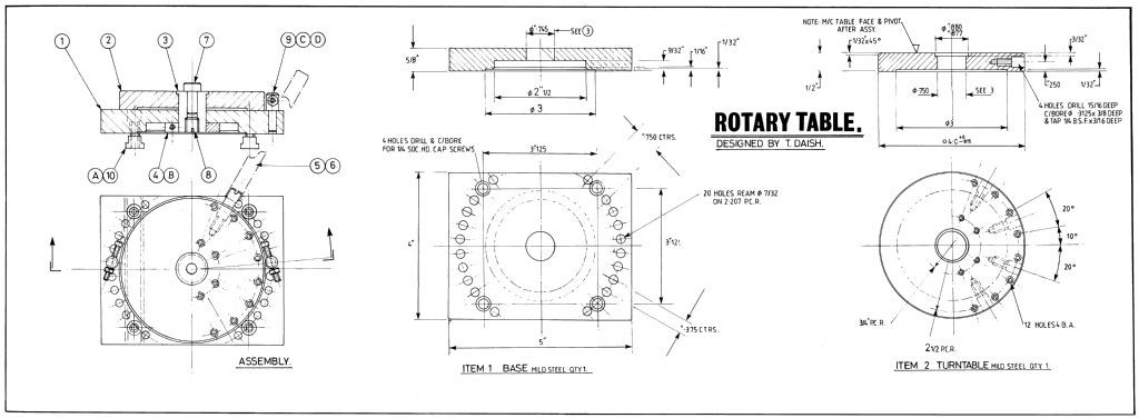 DIY Rotary Table Plans
 Free Plan Rotary Table Tools