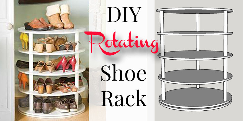 DIY Rotating Shoe Rack
 Remodelaholic